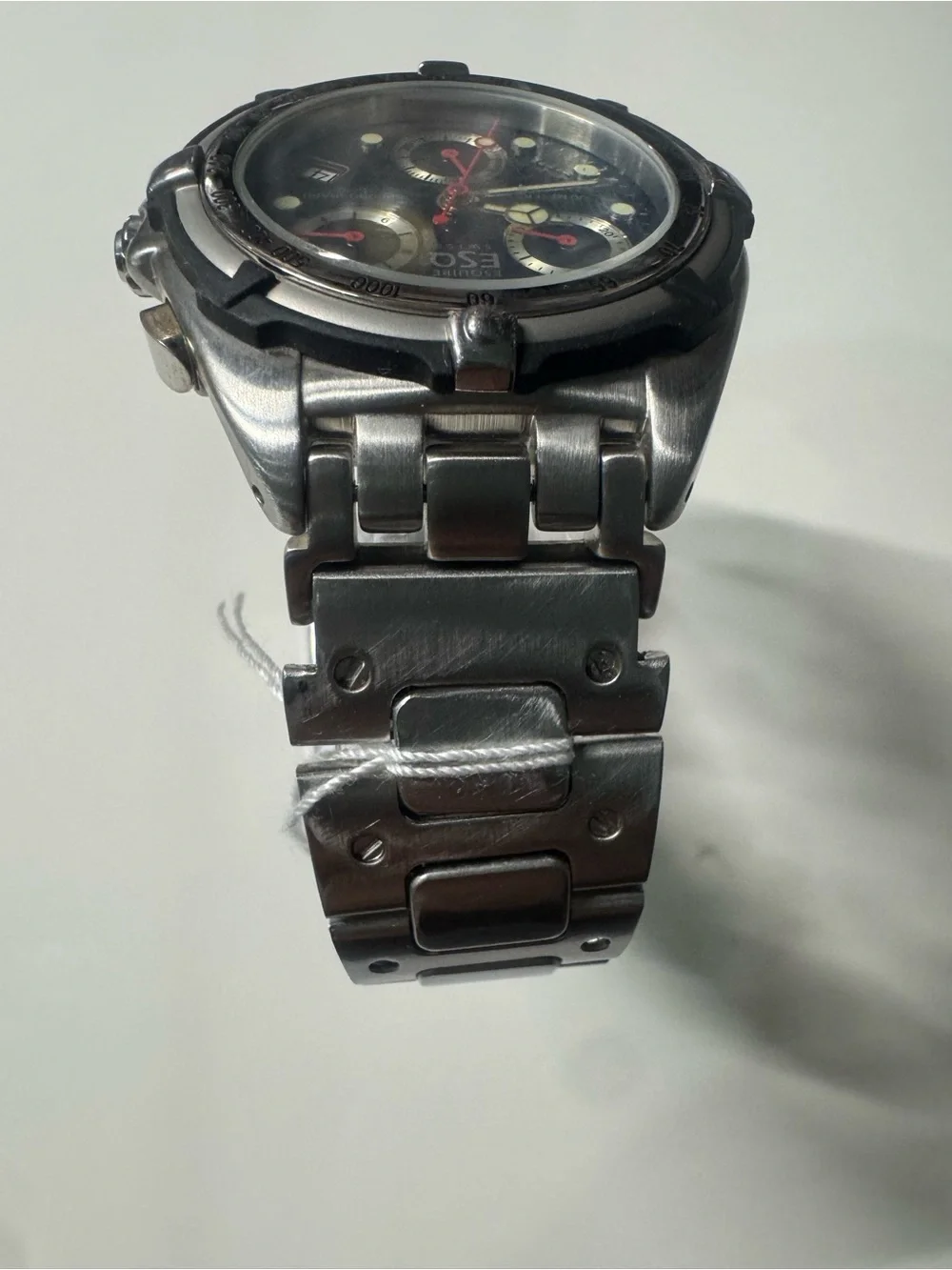 ESQ Swiss Men's Black Chronograph Stainless Steel Watch